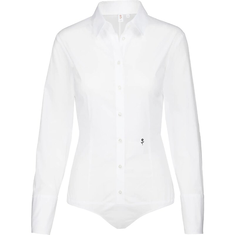 SEIDENSTICKER Košeľové body čierna / biela 11978482