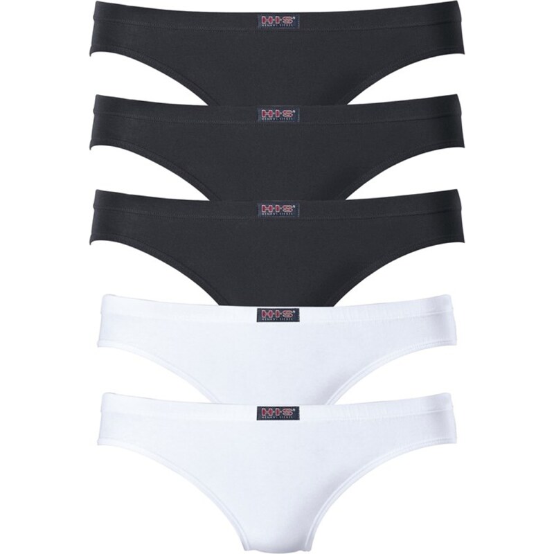 H.I.S Tangá čierna / biela 54220740