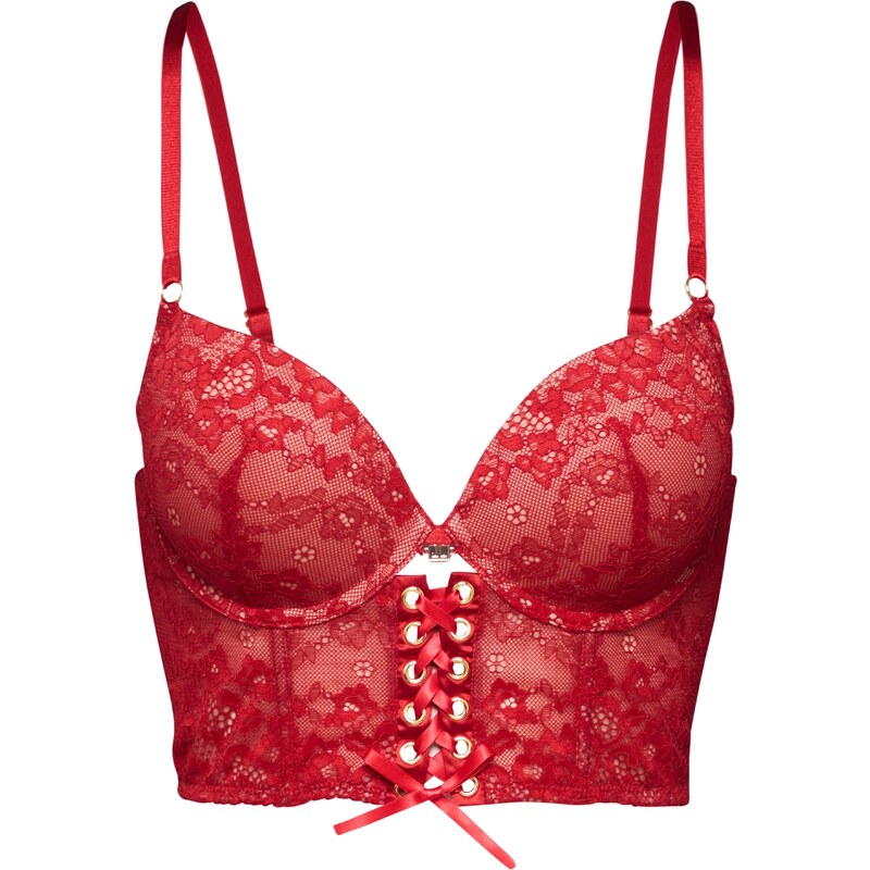 JETTE Korzet červená 54222997