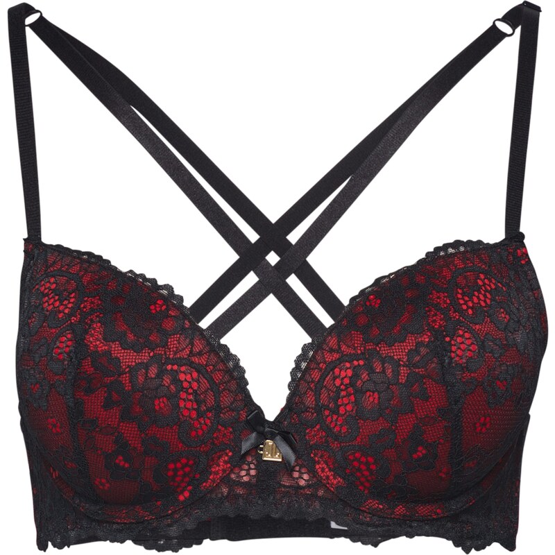 LASCANA Podprsenka červená / čierna 16530632