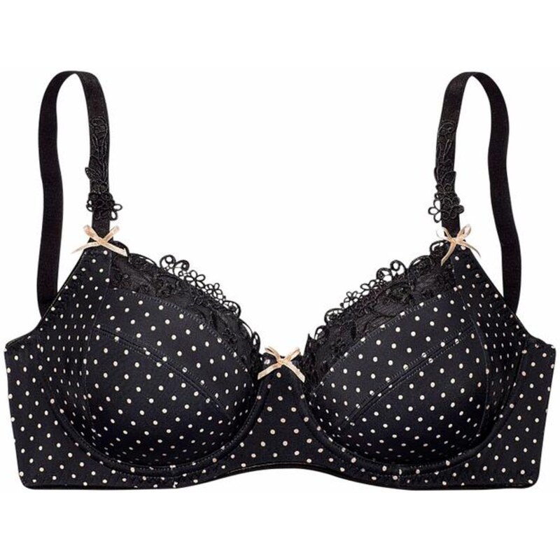 NUANCE Podprsenka čierna / biela 24070326