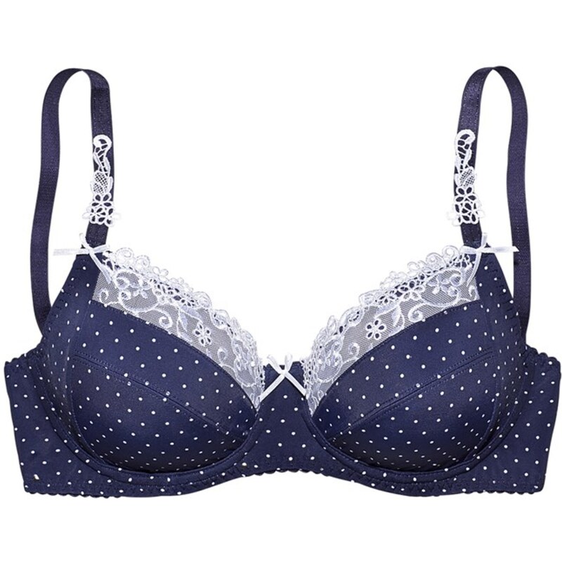 NUANCE Podprsenka námornícka modrá / biela 54221901