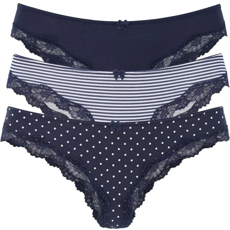 LASCANA Nohavičky námornícka modrá / biela 56314455