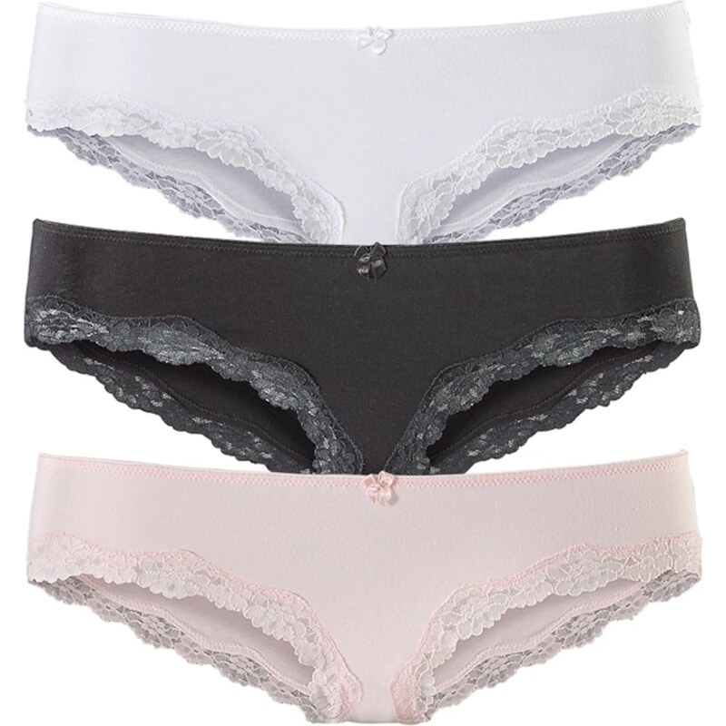 LASCANA Nohavičky antracitová / rosé / biela 58156754