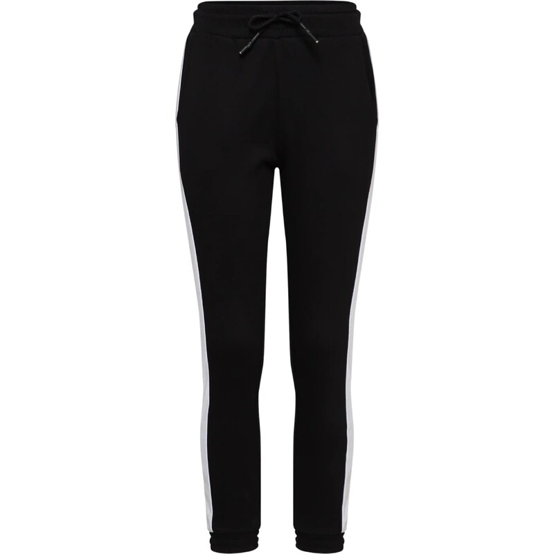 Urban Classics Nohavice čierna / biela 14686990