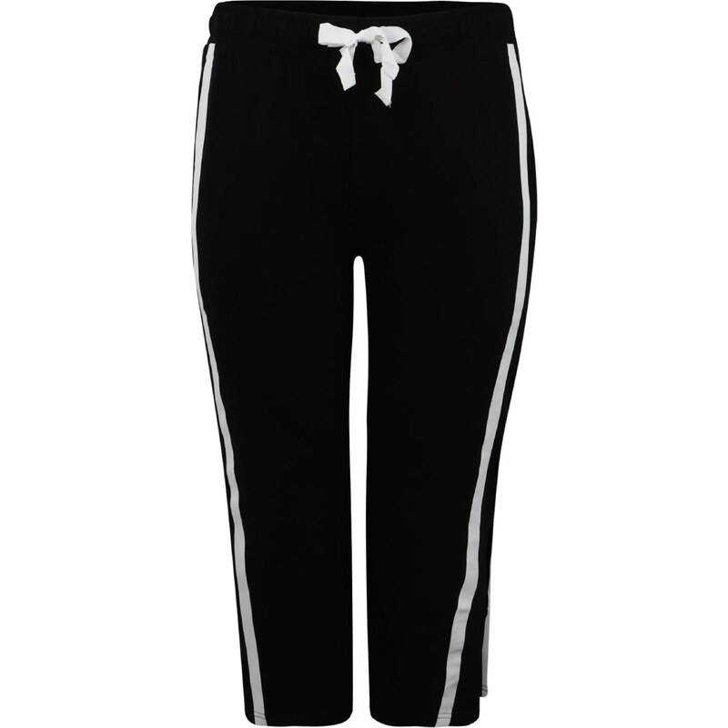 Urban Classics Nohavice čierna / biela 65867140