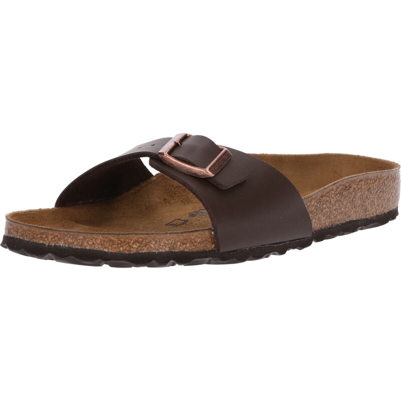 BIRKENSTOCK Žabky Madrid tmavohnedá 64801074