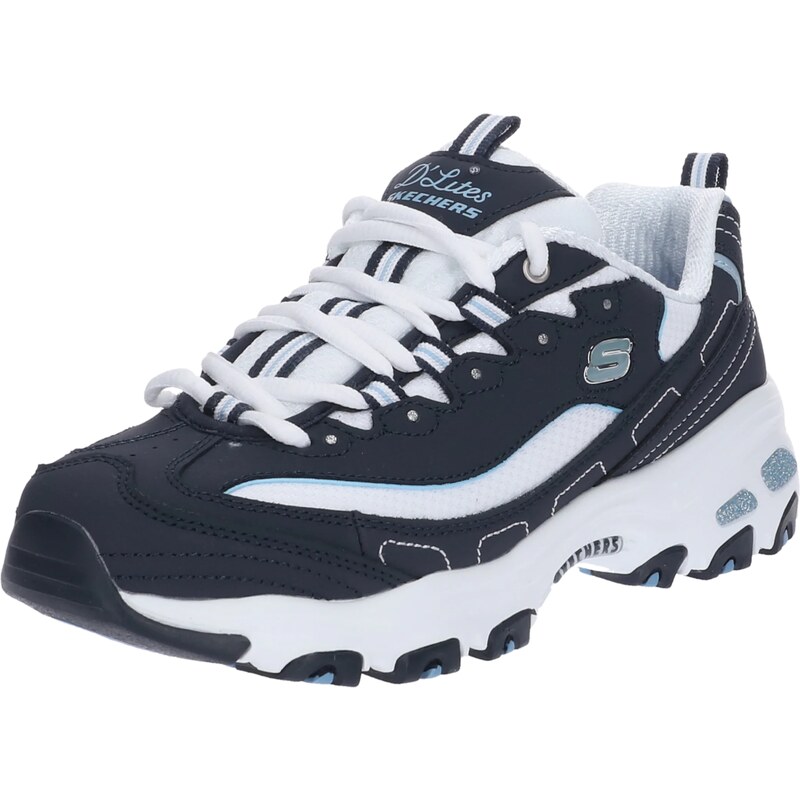 SKECHERS Šnurovacie topánky DLites Biggest Fan námornícka modrá / 11992937