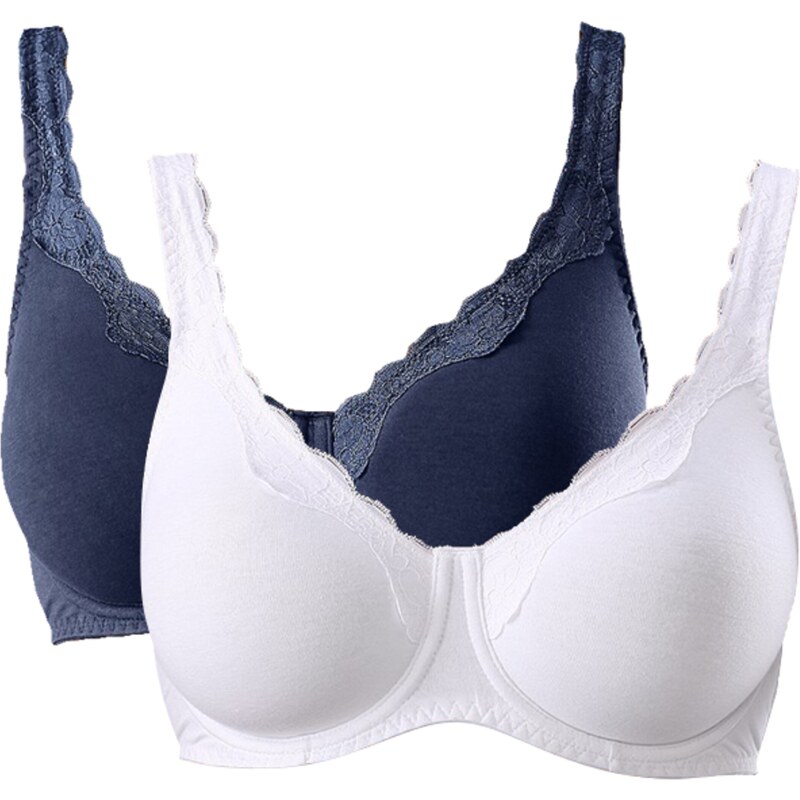 PETITE FLEUR Podprsenka námornícka modrá / biela 67163539