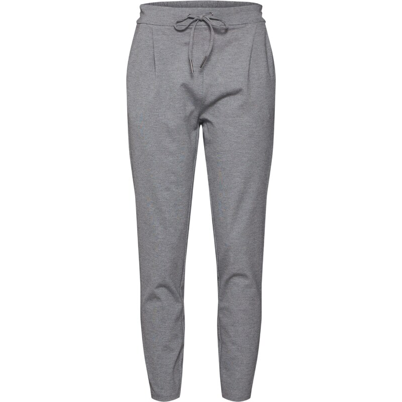 VERO MODA Plisované nohavice Eva sivá melírovaná 65966208