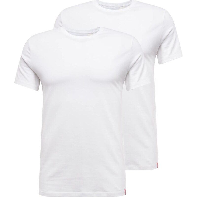 LEVIS Tričko Slim Crewneck Tee - 2 Pack biela 14077086