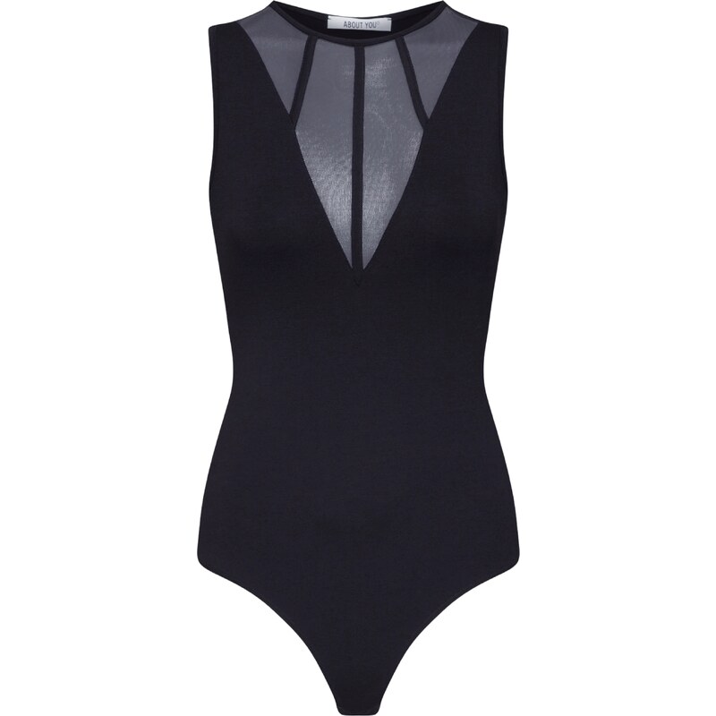 ABOUT YOU Košeľové body Phyllis čierna 15669056