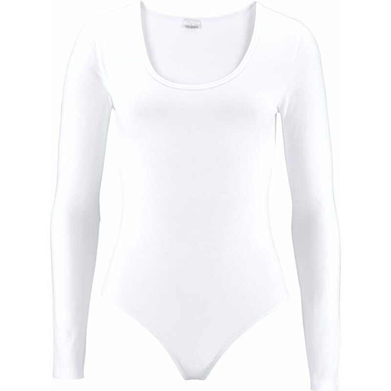 VIVANCE Košeľové body čierna / biela 54220952