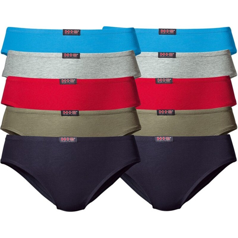 H.I.S Nohavičky neónovo modrá / tmavomodrá / sivá / olivová / červená 54220958