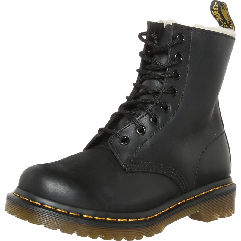 Dr. Martens Šnurovacie členkové čižmy 1460 Serena - 8 žltá / čierna / 11745044