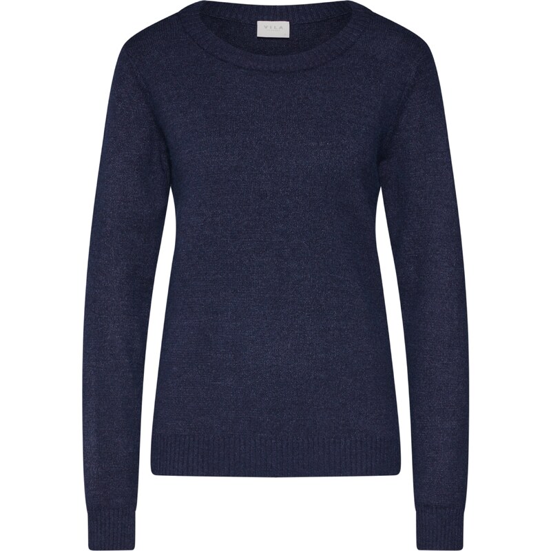 VILA Sveter VLRil tmavomodrá 11983411