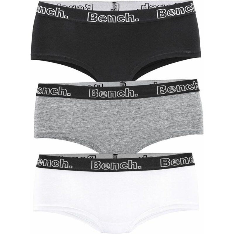 BENCH Nohavičky sivá / čierna / biela 54221062