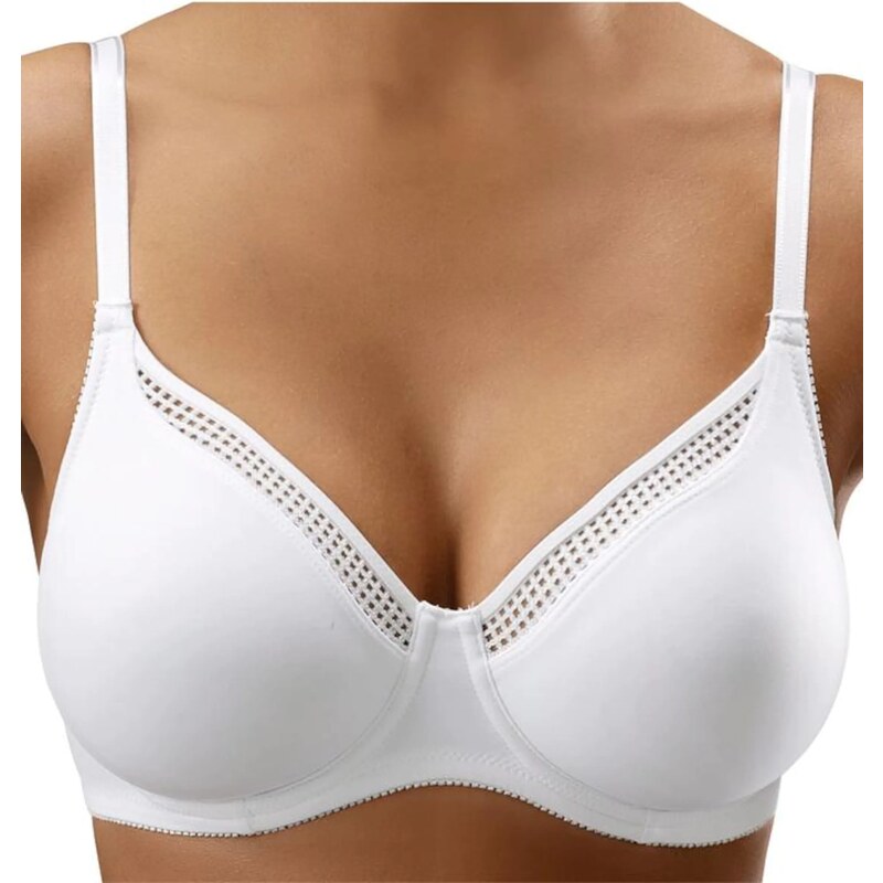 NUANCE Podprsenka šedobiela 54221077