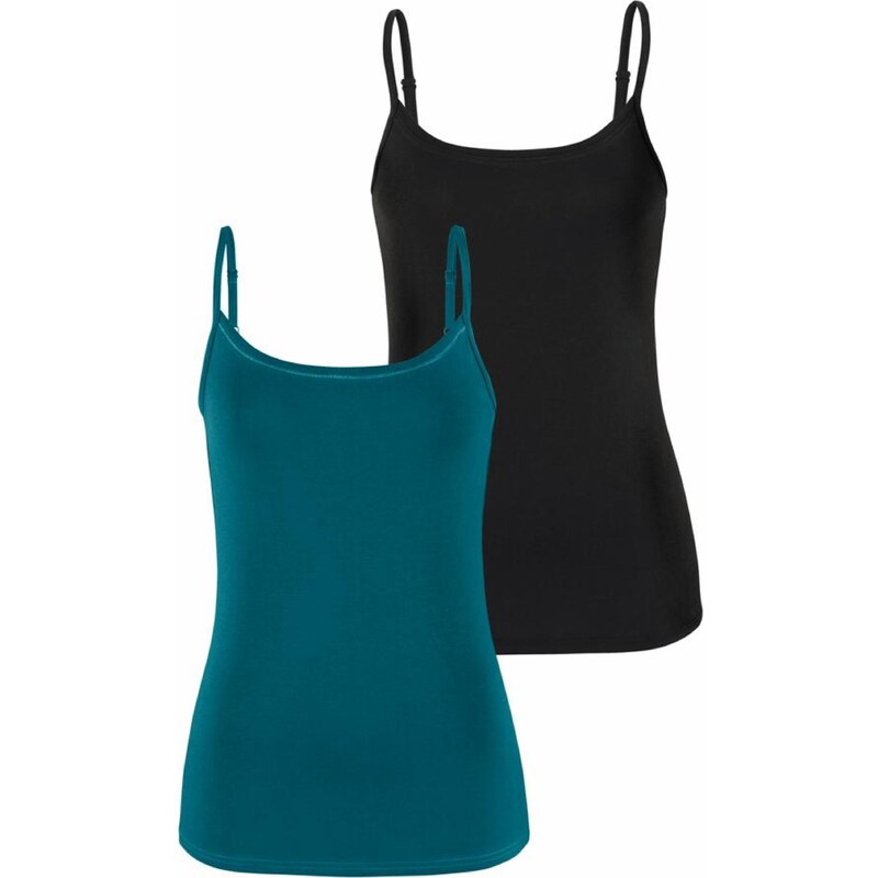 VIVANCE Top petrolejová / čierna 25703075