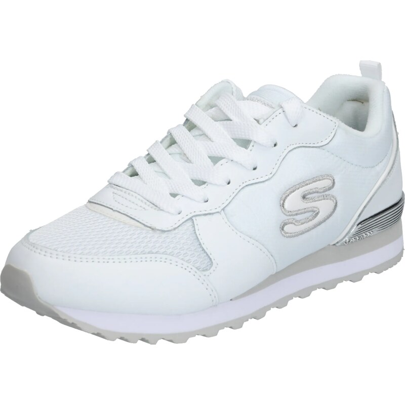 SKECHERS Nízke tenisky Goldn Gurl strieborná / šedobiela 37412013