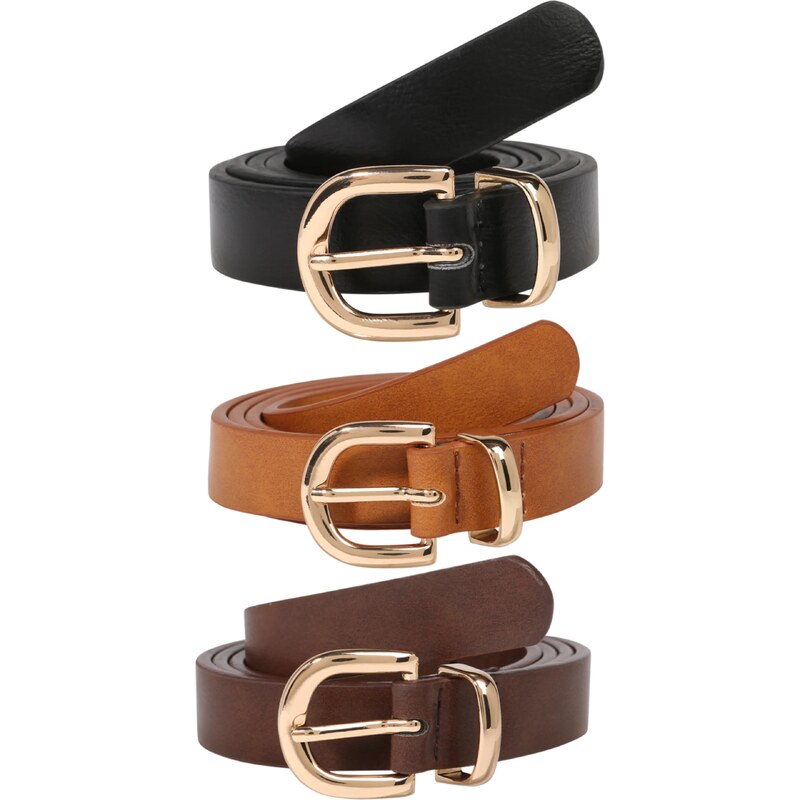 ABOUT YOU Opasky Malina hnedá / koňaková / čierna 15720918