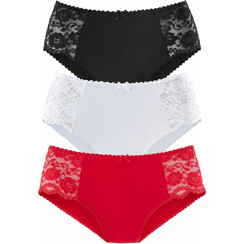 PETITE FLEUR Nohavičky červená / čierna / biela 57075014