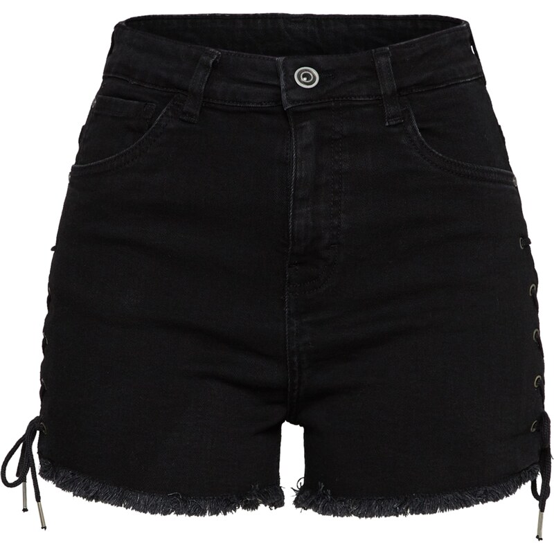 Urban Classics Džínsy čierny denim 24546994