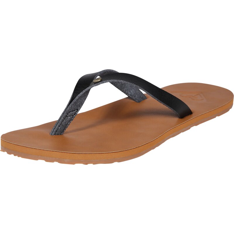 ROXY Žabky Jyll hnedá / čierna 16537411