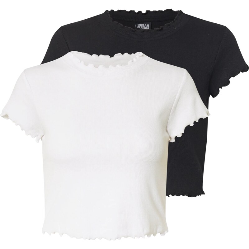 Urban Classics Tričko čierna / biela 57274852