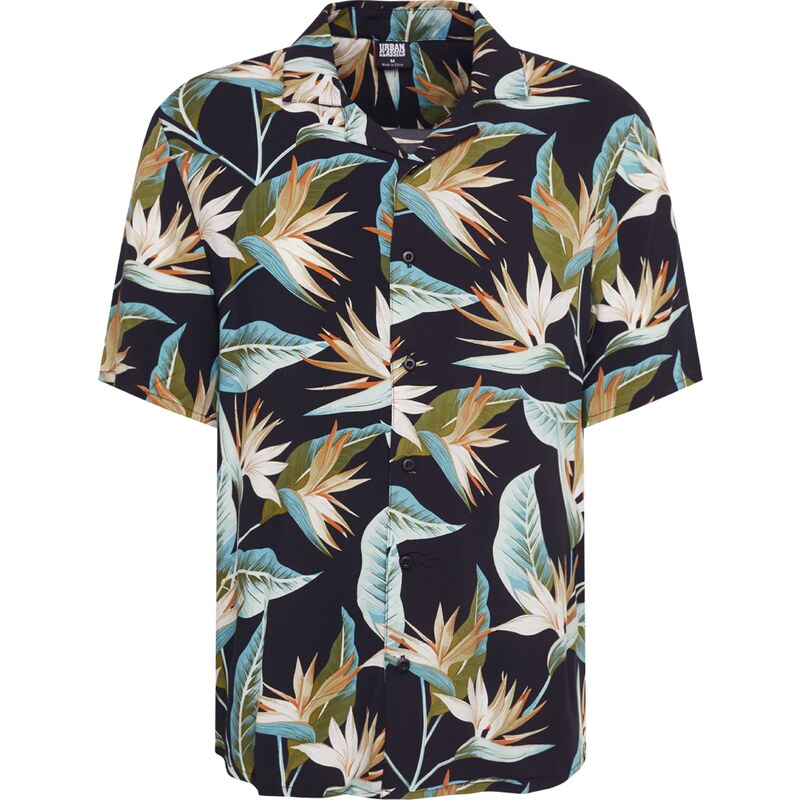 Urban Classics Košeľa zmiešané farby / čierna 64394183