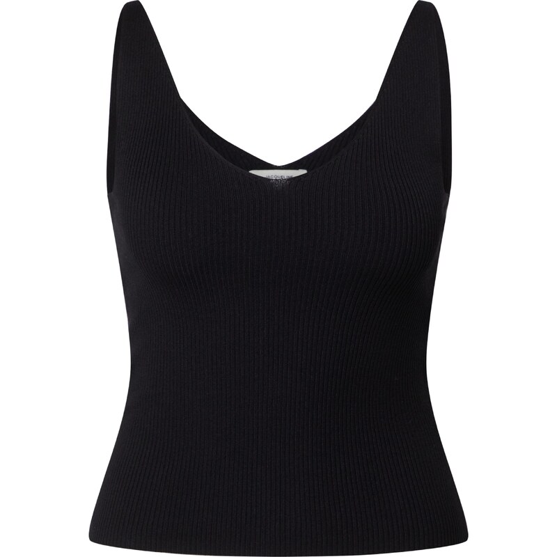 JDY Vyšívaný top Nanna čierna 17150690