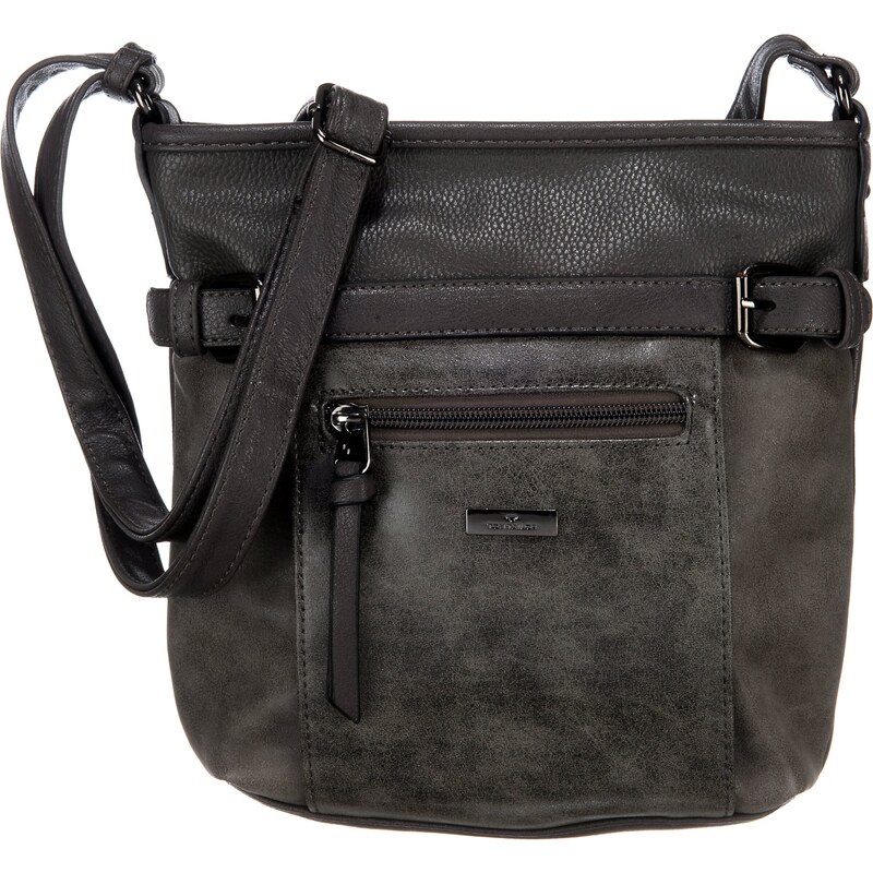 TOM TAILOR Taška cez rameno Juna antracitová 23140003