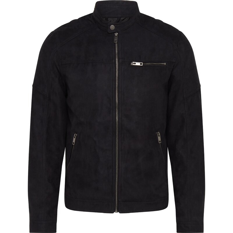 JACK & JONES Prechodná bunda Rocky čierna 17132986