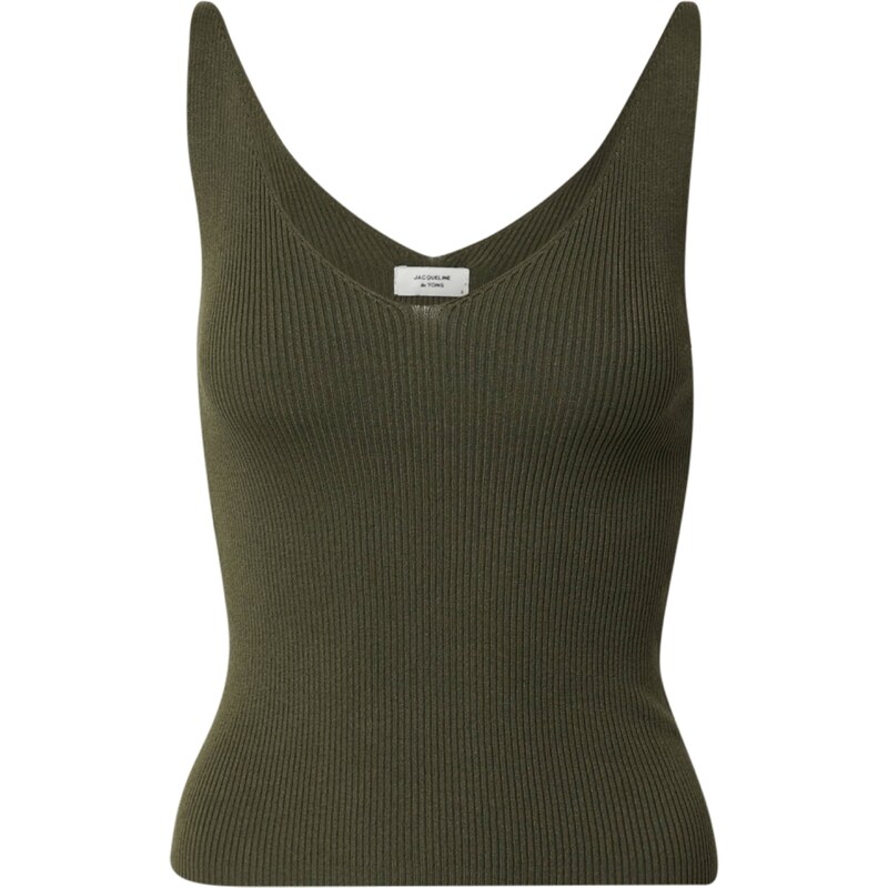 JDY Vyšívaný top Nanna olivová 17674929