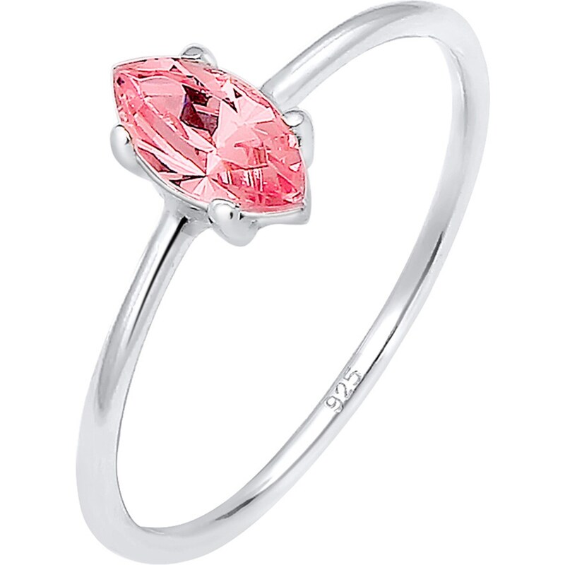 ELLI Prsteň ružová / strieborná 54221631