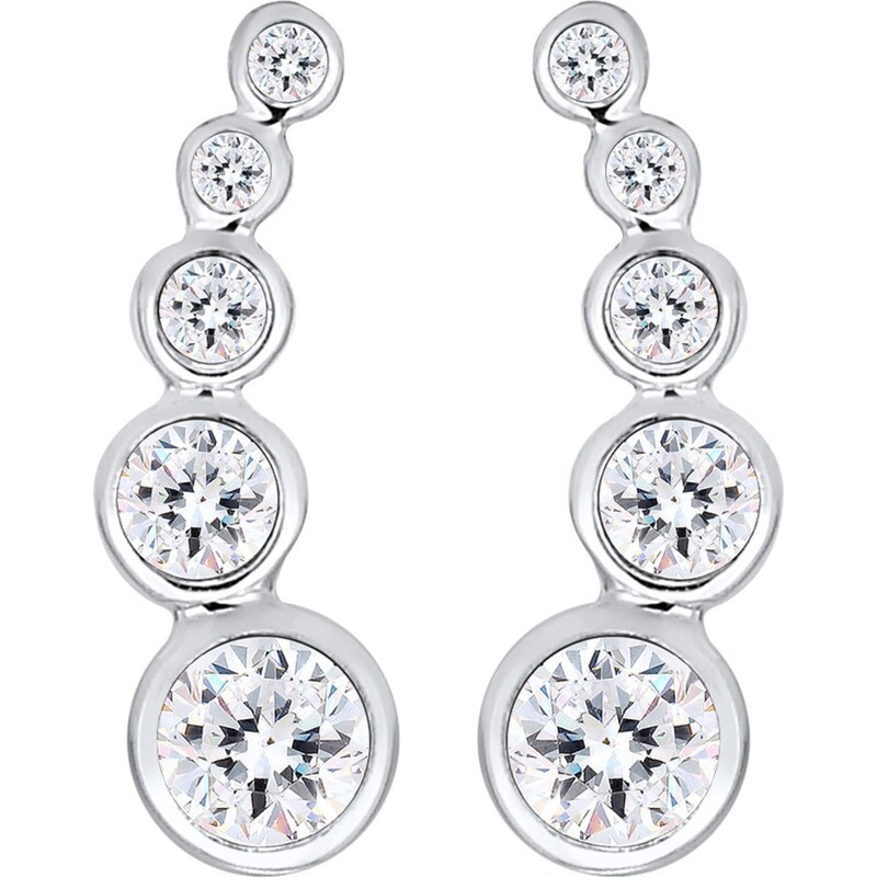 ELLI Náušnice Climber strieborná 54221639