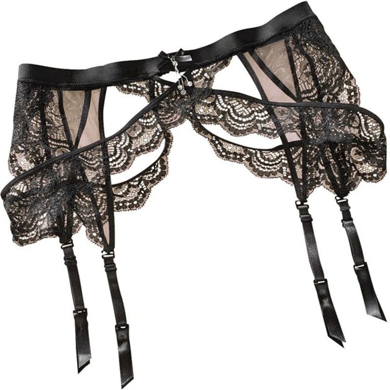 PETITE FLEUR GOLD Podväzky čierna 54381797