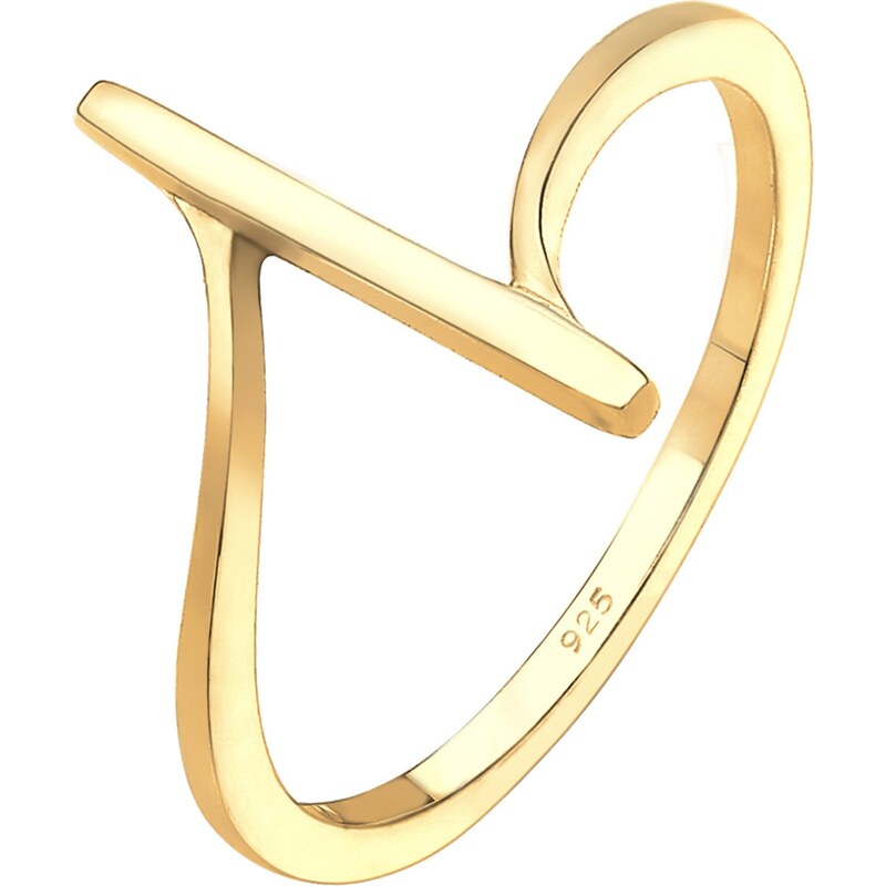 ELLI Prsteň Geo zlatá 54221743