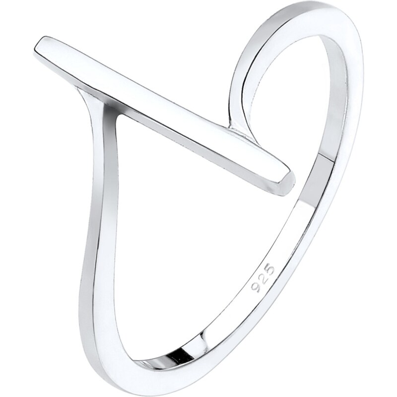 ELLI Prsteň Geo strieborná 54221745