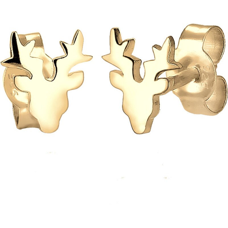 ELLI Náušnice Hirsch zlatá 54221801