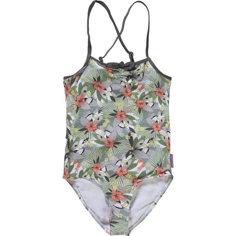 petit amour Jednodielne plavky sivá / kaki / zmiešané farby / koralová 54221818