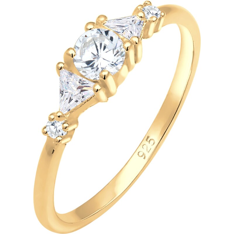 ELLI PREMIUM Prsteň zlatá / priehľadná 54221840