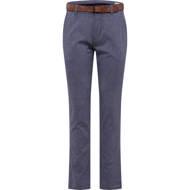 TOM TAILOR DENIM Chino nohavice modrosivá 65353119