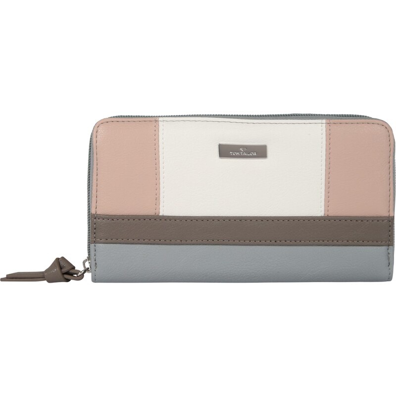 TOM TAILOR Peňaženka Juna dymovo modrá / sivá / ružová / biela 47052339