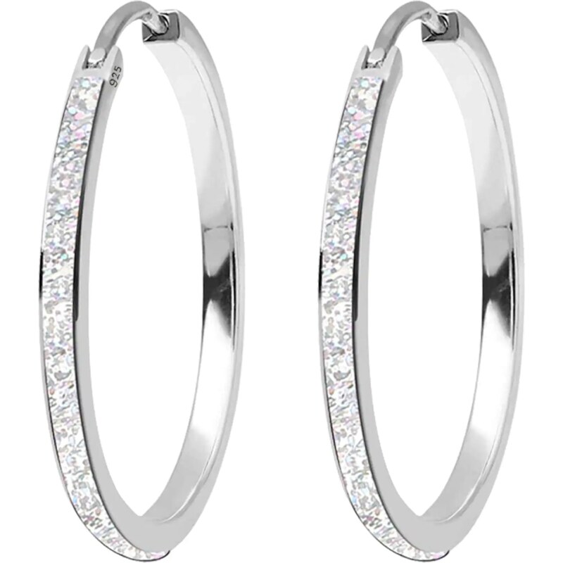 ELLI Náušnice Sparkly Emaille strieborná 54222015