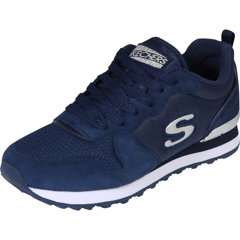 SKECHERS Nízke tenisky Goldn Gurl námornícka modrá / prírodná biela 61983583