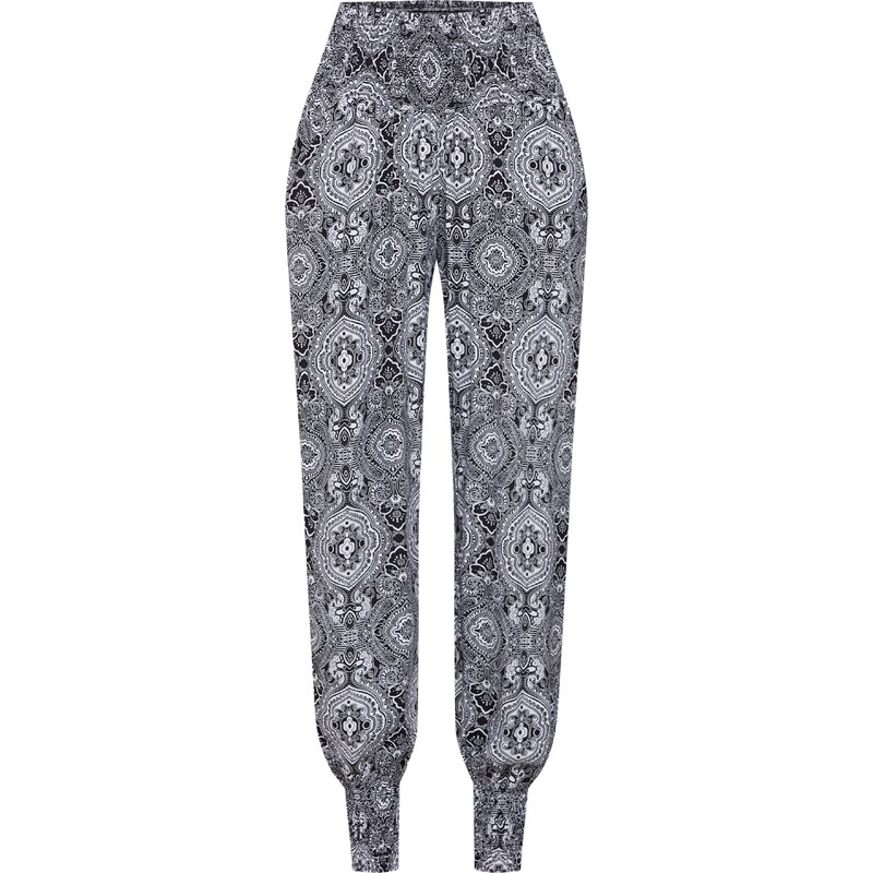 Urban Classics Nohavice čierna / biela 13965186