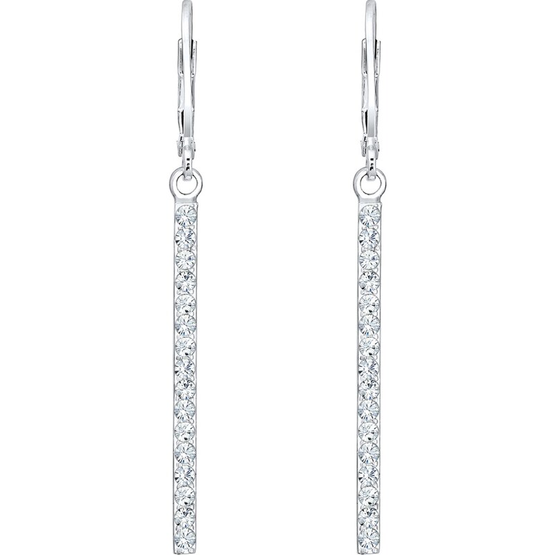 ELLI Náušnice strieborná / priehľadná 54222063