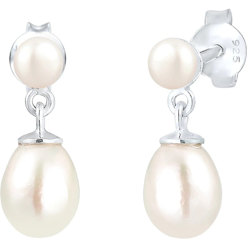 ELLI PREMIUM Náušnice strieborná / perlovo biela 54222191