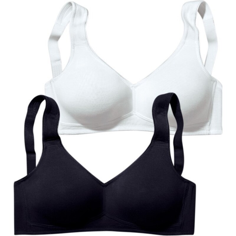 PETITE FLEUR Podprsenka čierna / biela 54220801